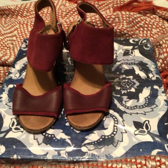 Toms Majorca Block Heel Sandal Size  8.5 - Picture 7 of 8